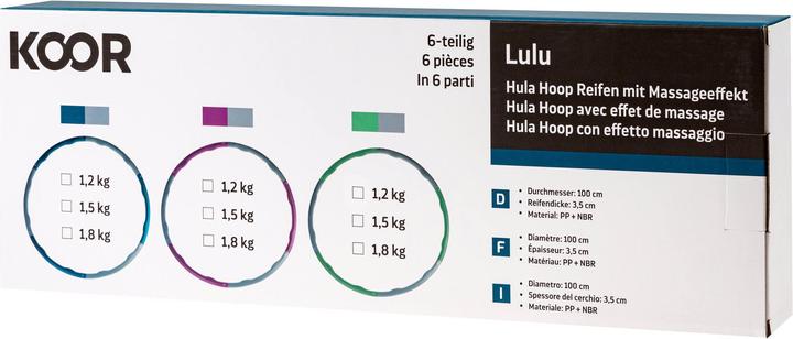 Actual product image Koor Hula Hoop (100 cm, 1200 g)