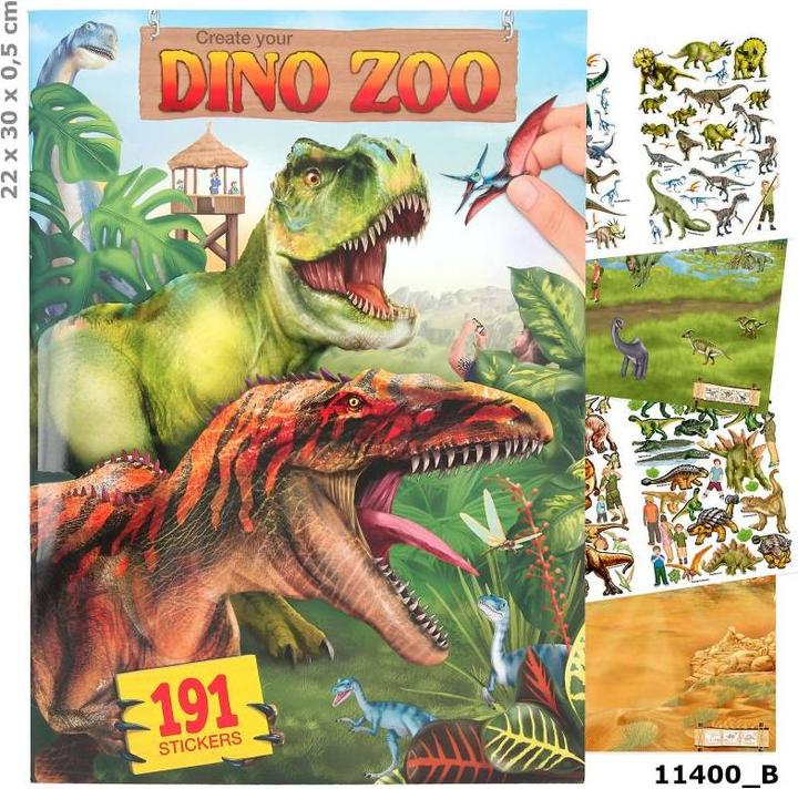 Produktbild Depesche Stickerbuch Create your Dino Zoo 191 Sticker (191 Sticker)
