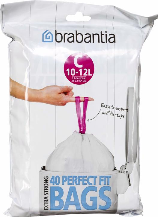 Produktbild Brabantia PerfectFit Müllbeutel Typ C, 10-12 L, 40 Stck (40x, 12 l)