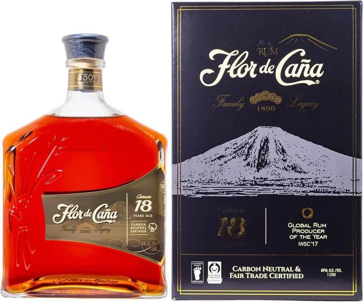 Produktbild Flor de Caña Rum Centenario 18 años Nicaragua (1 x 70 cl)