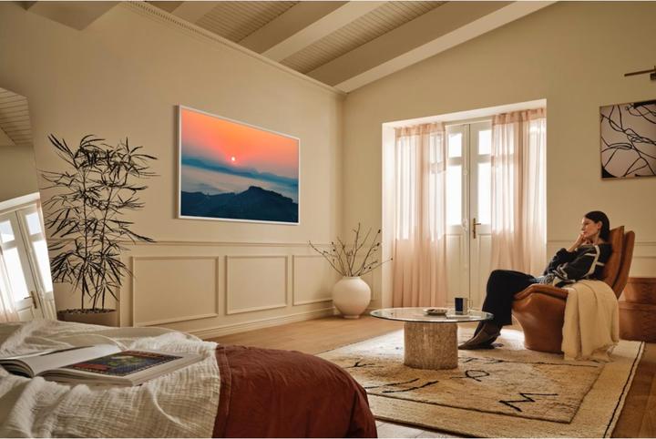 Actual product image Samsung TV TV The Frame 75in QE75LS03FWUXXH (75", Mini-LED, 4K, 2025)