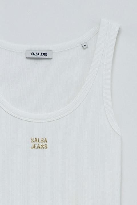 Produktbild Salsa Jeans Top Embroidered Branding (3XL, 4XL, 5XL, 6XL, 7XL, L, M, S, XL, XS, XXL, XXS)