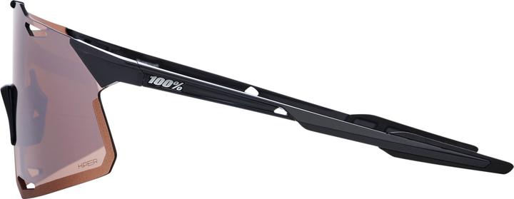 Actual product image 100% Glasses Hypercraft Gloss (Black, Silver)