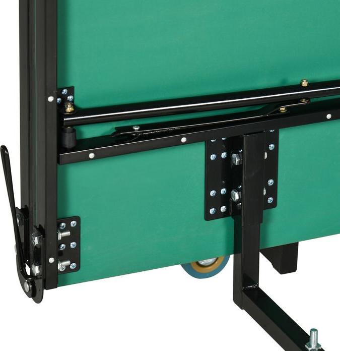 Actual product image Homcom Folding table tennis table with wheels incl. bats and balls