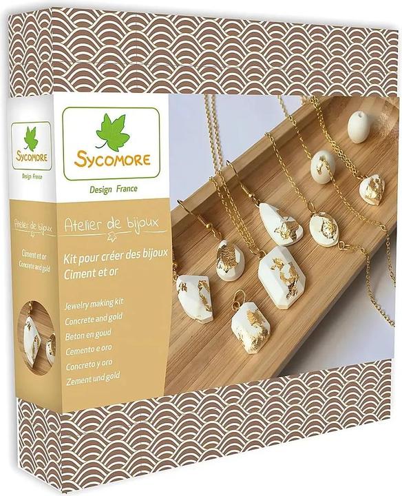 Immagine prodotto Sycomore Atelier De Bijoux - Ciment Et Feuilles D'Or (Fr-De-It)