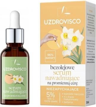 Actual product image Uzdrovisco Oil-Free Hydration Serum For Radiant Skin 30Ml (30 ml)