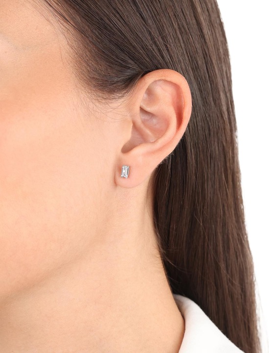 Produktbild S.Oliver Ohrschmuck für Damen, 925 Sterling Silber, Zirkonia synth., Muschelkernperle (Silber 925)