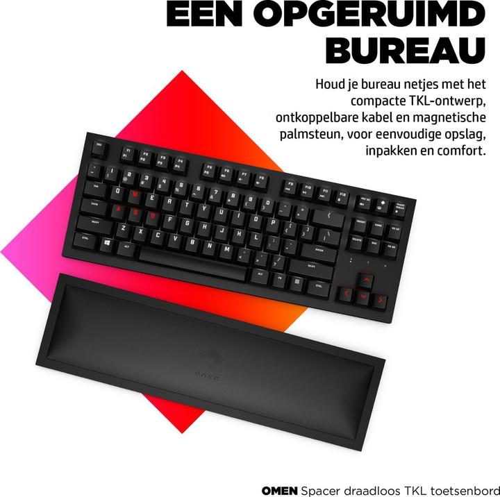 Produktbild HP 9BU31AA Tastatur RF Wireless QWERTY Englisch (Eng. Int., Kabelgebunden, Kabellos)