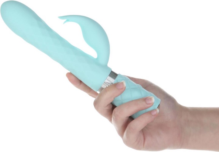 Image du produit Pillow Talk Lively Vibromasseur "rabbit" pivotant - Bleu sarcelle