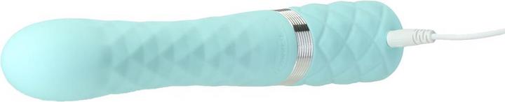 Actual product image Pillow Talk Lively Rotating Tarzan Vibrator - Teal