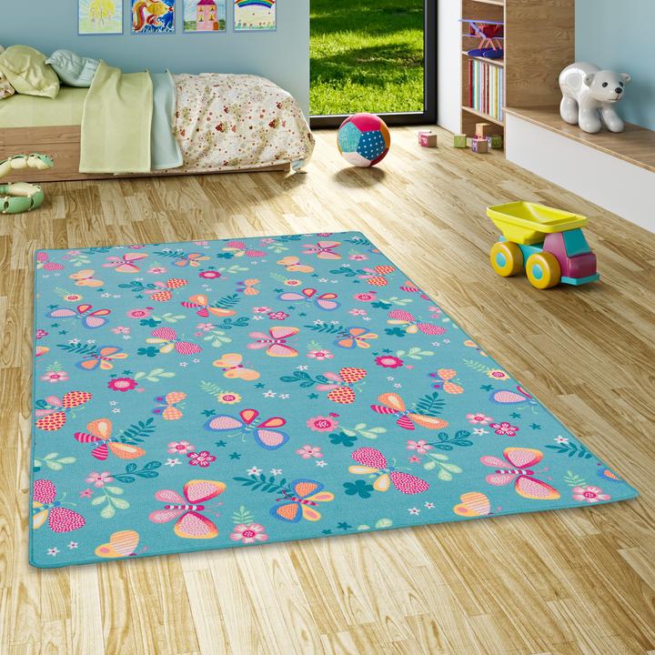 Immagine prodotto Snapstyle Bambini giocare tappeto farfalla (200 x 300 cm)