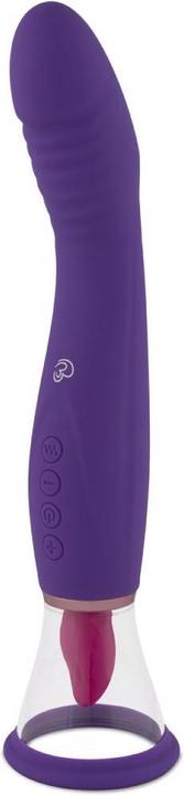 Actual product image Easytoys Pleasure Pump mit GPunkt Vibrator Violett