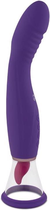 Actual product image Easytoys Pleasure Pump mit GPunkt Vibrator Violett
