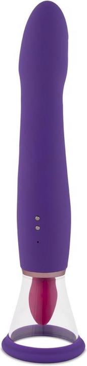 Actual product image Easytoys Pleasure Pump mit GPunkt Vibrator Violett