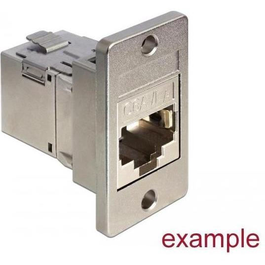 Thumbnail - Delock Keystone Leergehäuse für Geräteinbau (Werkzeug), Kabel Zubehör, Silber