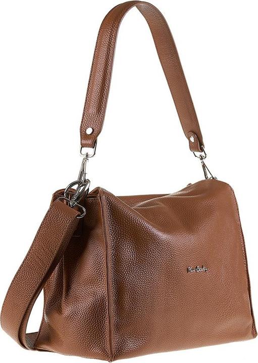 Immagine prodotto Pierre Cardin **Damen Schultertasche Made In Italy - Modell Celeste Plus - 100% Leder** - 28.0 X 24.0 X 15.5 Cm