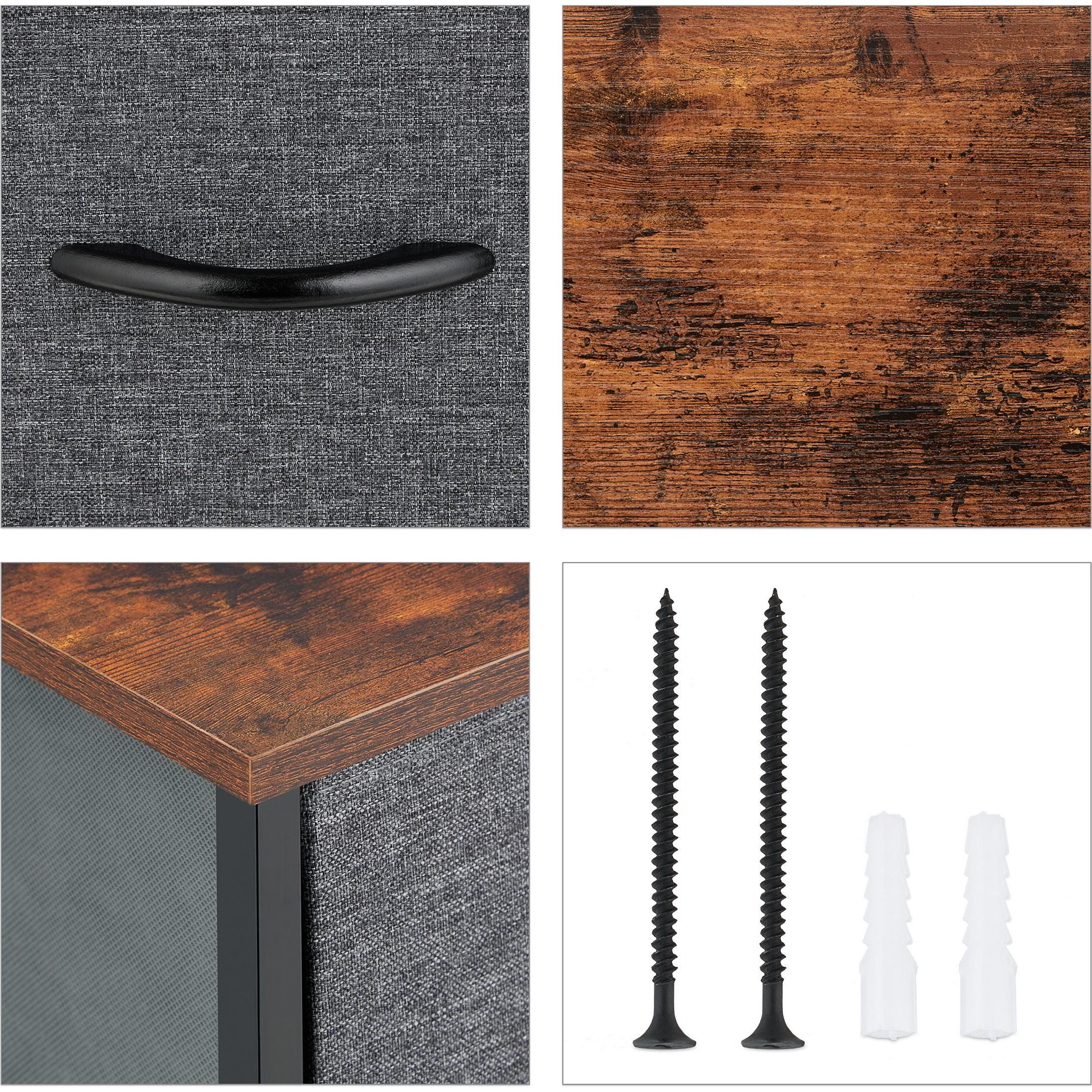 Thumbnail - Relaxdays, Kommode + Sideboard, Kommode (100 x 30 x 78.5 cm)