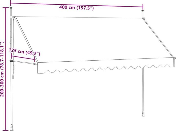 Image du produit vidaXL Markise (1.20 m)