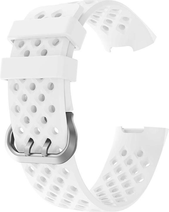 Immagine prodotto Cover-Discount Fitbit Charge - braccialetto sportivo in silicone perforato bianco (Silicone)