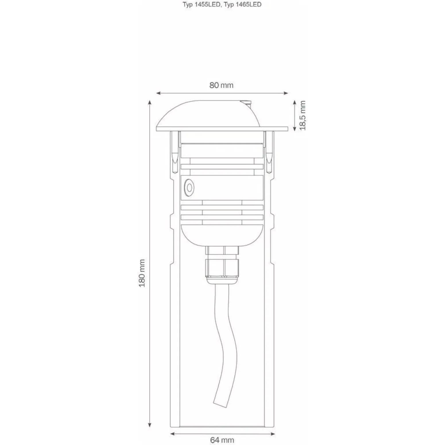 Thumbnail - LCD, Gartenbeleuchtung, Bodeneinbaustrahler Aluminium Garage Carport Hauseingang IP67 LED (400 lm, IP67)