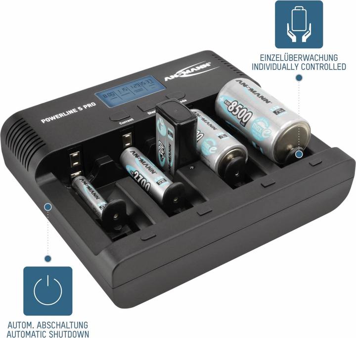 Image du produit Ansmann Powerline 5 Pro (1 pcs, Chargeurs sans batterie)