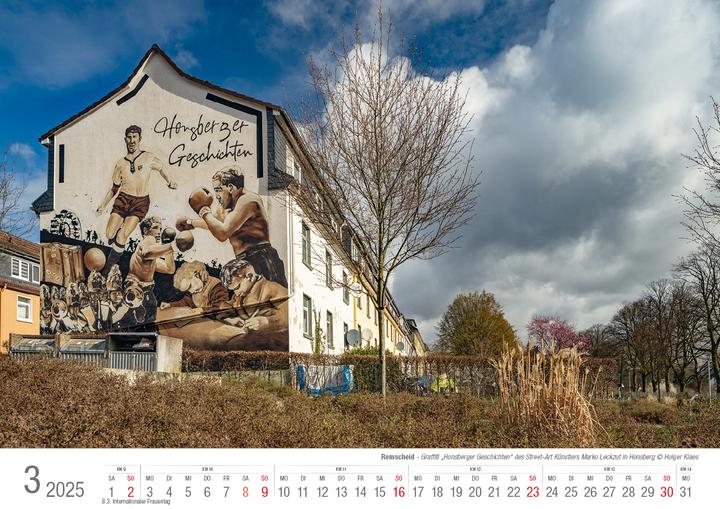 Produktbild Remscheid 2025 Bildkalender A3 Spiralbindung (A3, Harter Einband, Deutsch)