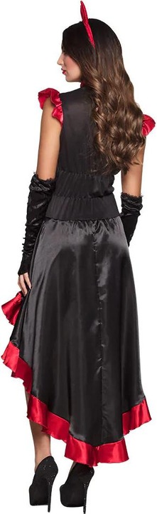 Produktbild Boland Damenkostüm Gothic Teufel mit Diadem, Kleid, Handschuhe (W36/L38)