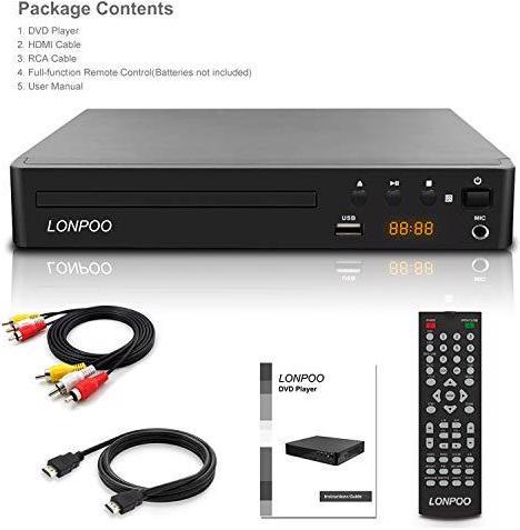 Image du produit Lonpoo Lecteur de DVD compact