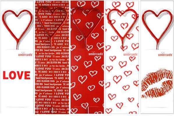 Actual product image Wondercandle Heart (1 x)