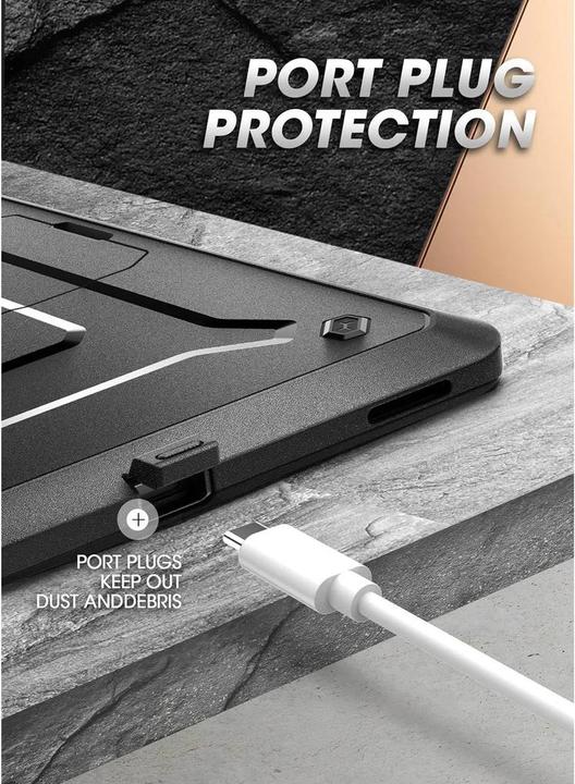 Actual product image Supcase UNICORN BEETLE PRO GALAXY TAB S9 11.0 X710 / X716B BLACK (Galaxy Tab S9)