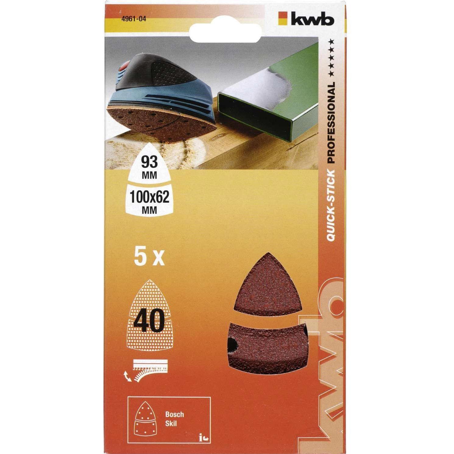 Thumbnail - kwb, Schleifmittel, Quick-Stick (40)