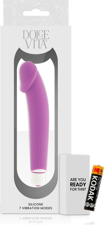Actual product image Dolce Vita Realistic Purple Silicone