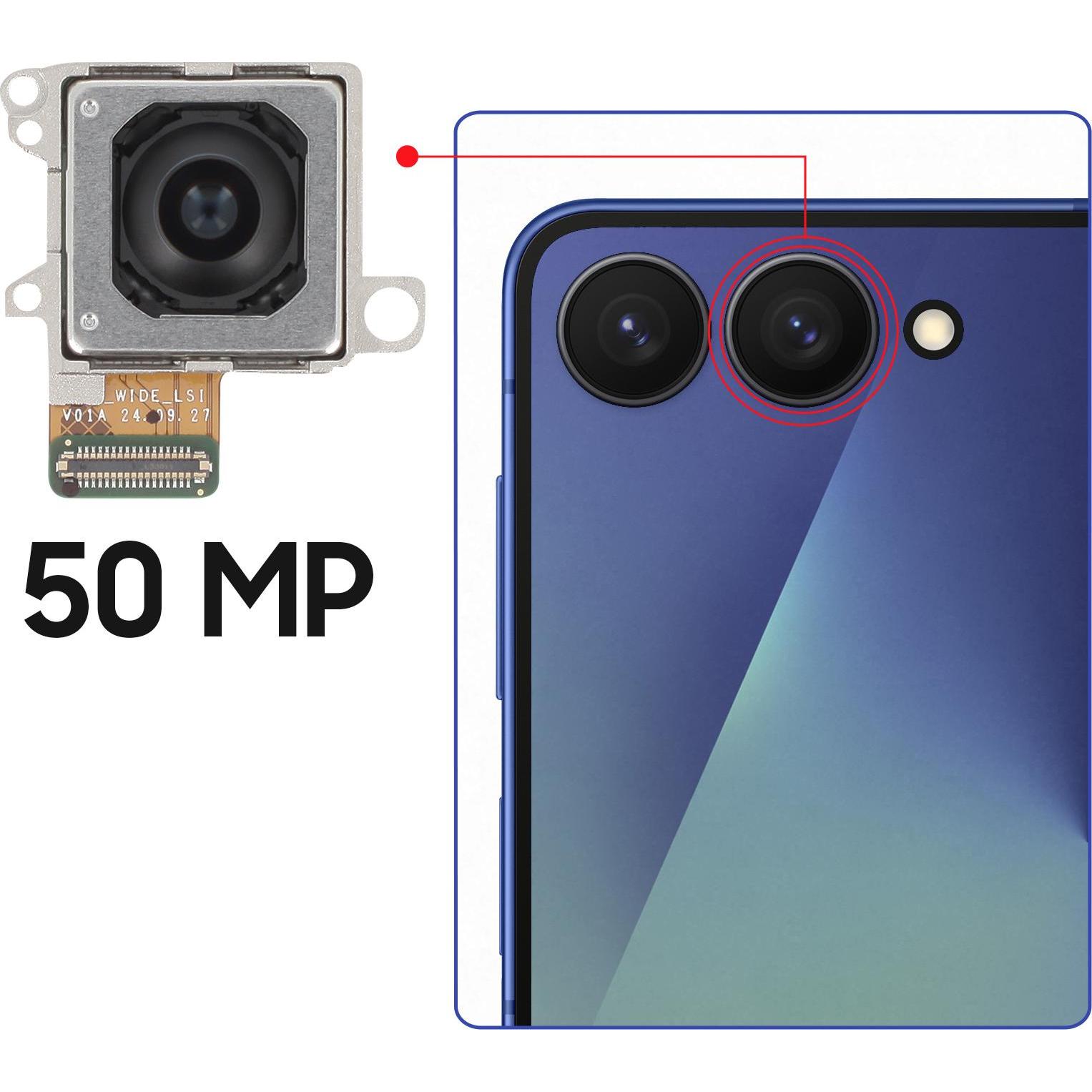 Samsung Original Weitwinkel Rückkamera Service Pack Galaxy Z Flip7 (Modul), Mobilgerät Ersatzteile, 