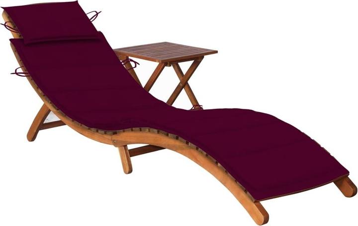 Immagine prodotto vidaXL Sonnenliege mit Tisch (184 cm)
