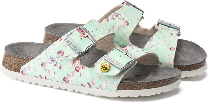Immagine prodotto Birkenstock Sandalo Arizona ESD Gr.39 fiore campo menta Birko Flor IT 61340 (39)