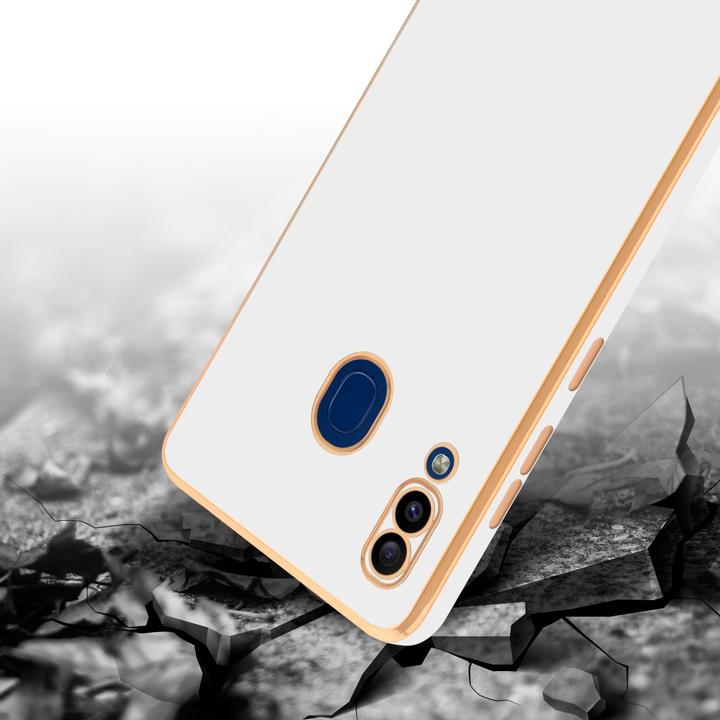 Actual product image Cadorabo Case for Samsung Galaxy A20 / A30 / M10s in TPU with camera protection LM130 Style (Samsung Galaxy A20, Samsung Galaxy M10s, TCL A30)