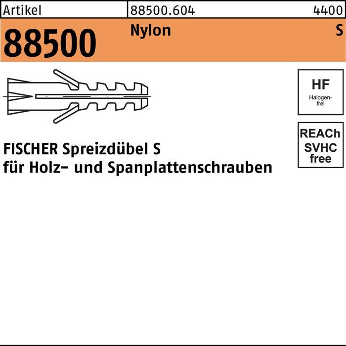 Immagine prodotto Fischer Tassello a espansione S 6 30 mm 6 mm 501 (100 pz.)