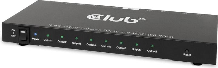 Produktbild Club 3D Club3D HDMI Splitter 1 Eingang -> 8 Ausgänge 4K60Hz UHD retail