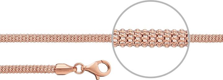 Immagine prodotto Der Kettenmacher Bracciale coreano (19 cm, Argento)