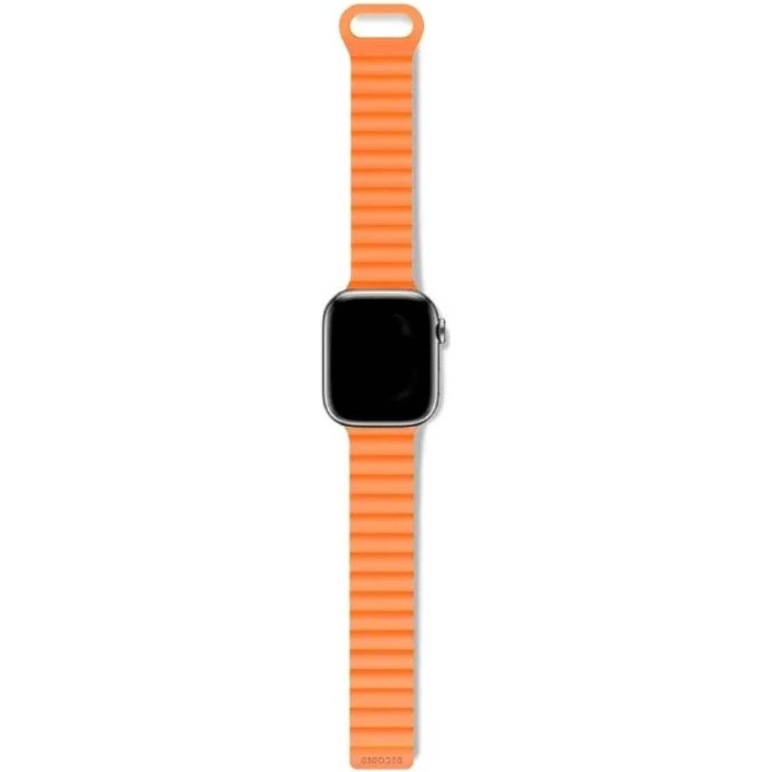 Thumbnail - Decoded Kellarihm Apple Watch 42/44/45mm, silikoon, magnet, Apricot, Smartwatch Zubehör, Orange