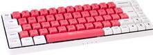 Produktbild Gamiac TKL69G SF Gaming Tastatur, Kailh Blue Switches, RGB - weiss/rot (DE, Kabelgebunden)
