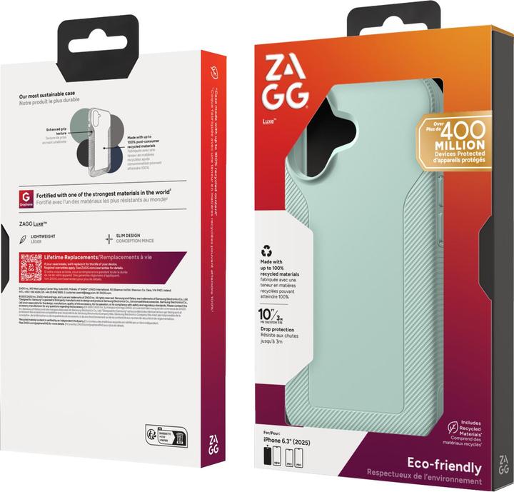 Actual product image Zagg Case für Apple iPhone 17 Luxe Snap serene mint (Apple iPhone 17)