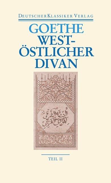 Produktbild West-östlicher Divan (Deutsch, Johann Wolfgang Goethe, 2010)