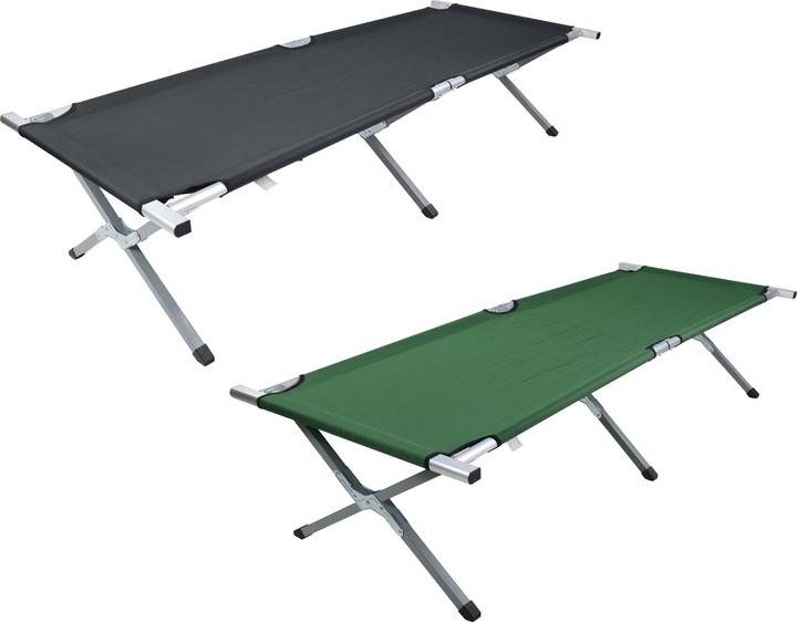 Produktbild VCM Alu Campingbett Feldbett 210cm Tosali L