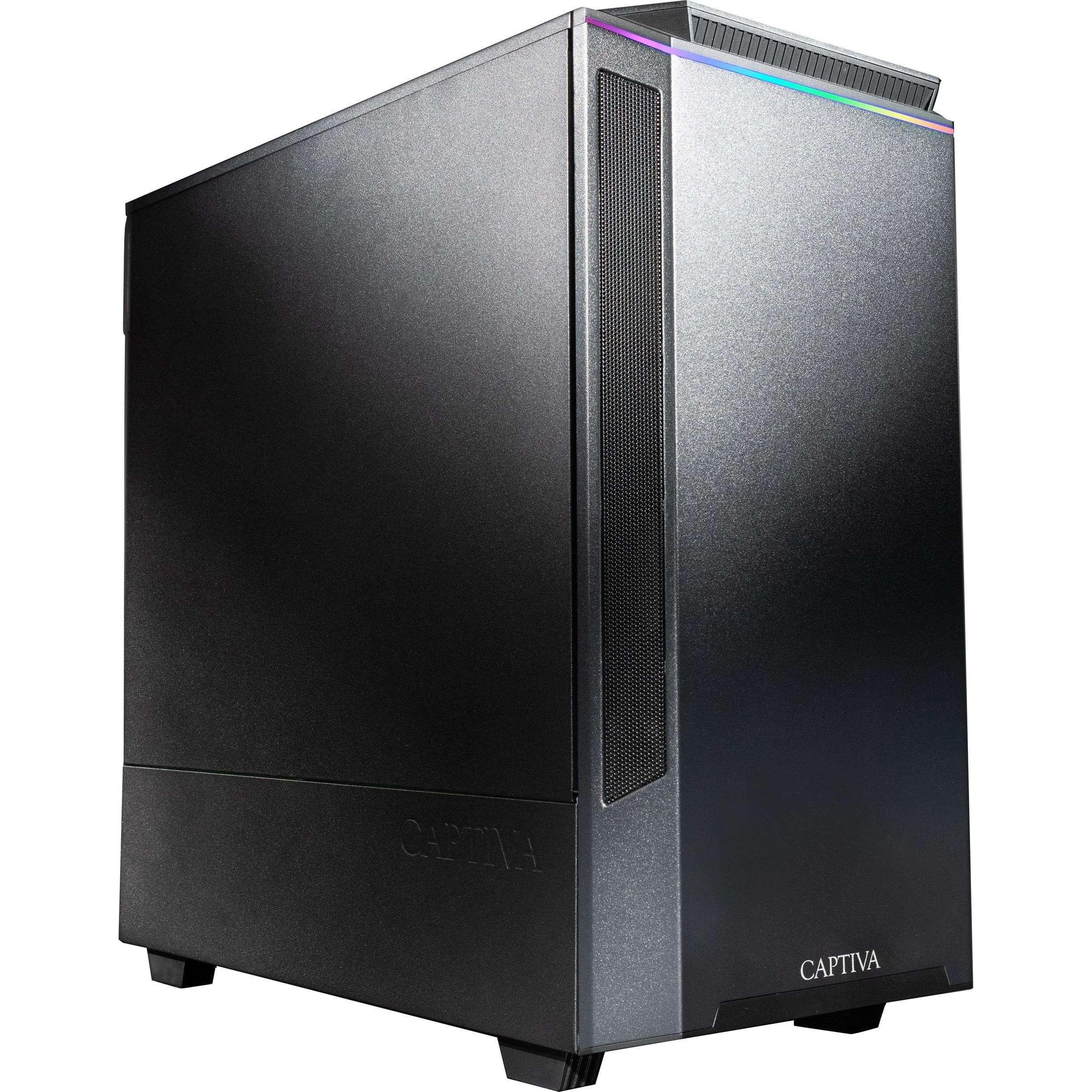 Captiva Workstation I78-145 Core i7 UHD Graphics (Intel Core i7-14700K, 32 GB, 1000 GB, UHD Graphics 770), PC, Schwarz