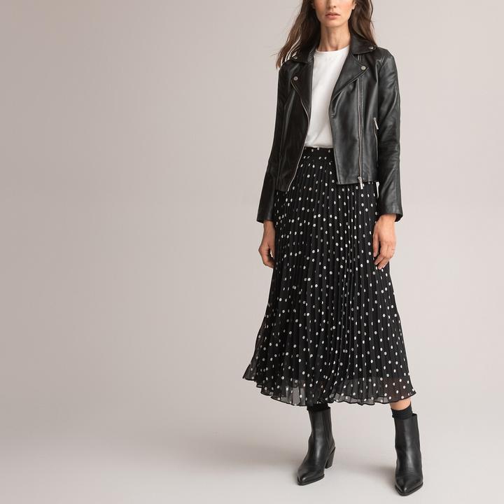 Produktbild La Redoute Collections Lederjacke im Bikerstil (44)