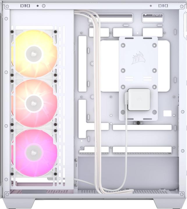 Actual product image Corsair Case iCUE 3500X RGB Midi TG white BTF+ZERO (E-ATX)