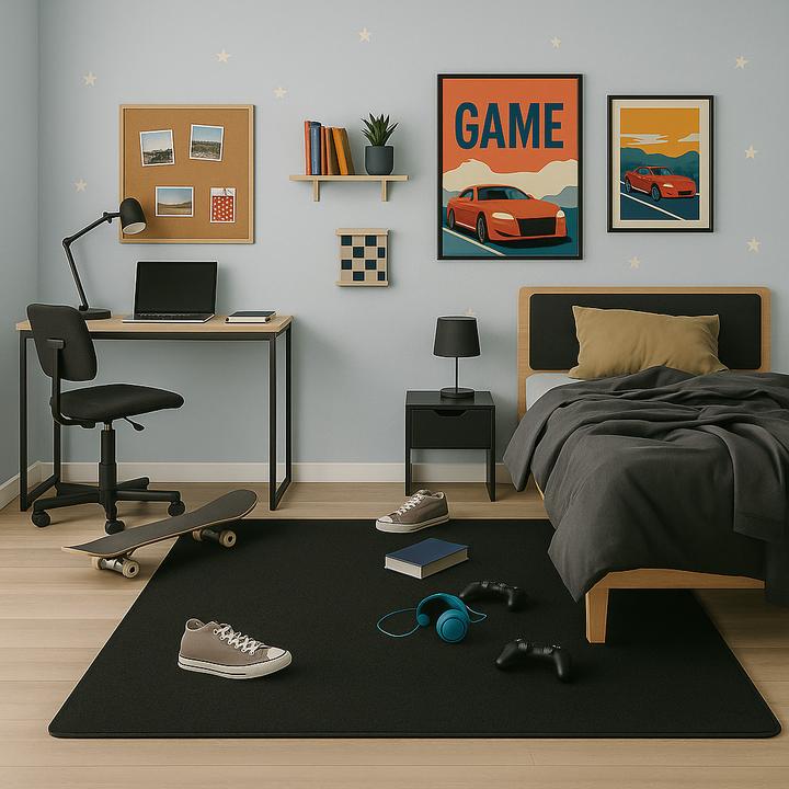 Actual product image Snapstyle Velours Kinderteppich Joy Kids (320 x 80 cm)