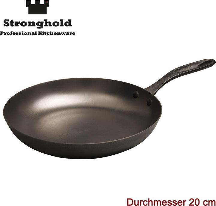 Immagine prodotto Stronghold Padella in ghisa da 20 cm (20 cm, Padella per friggere, Ghisa)