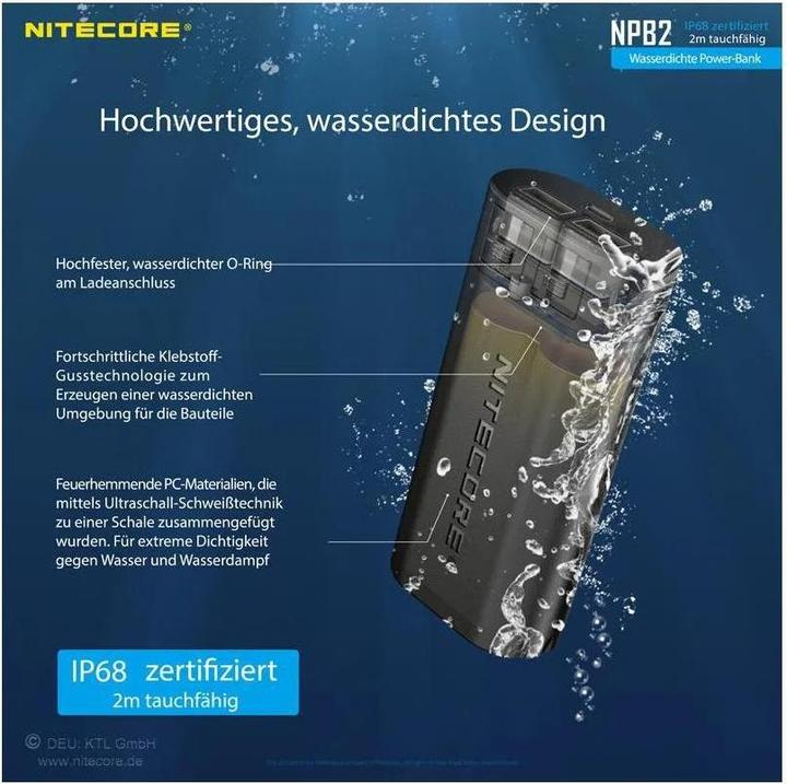 Image du produit Nitecore NPB2 (10000 mAh, 18 W)